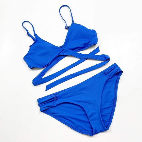 BECCA Swim Becca Cobalt Blue Two Piece Swim Bikini Set Poshmark